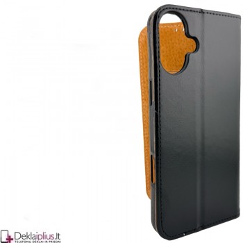 Telone grynos odos dėklas - juodas (Apple Iphone 16 Plus) Telone grynos odos dėklas - juodas (Apple Iphone 16 Plus)